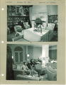 Reading room library and TV lounge in the Iowa Memorial Union, the University of Iowa, Jan. 20, 1953