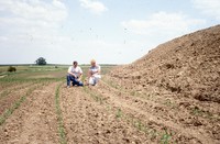 Water management farming practices on the Roepke farm.