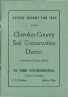 Cherokee County Soil Conservation District Annual Report - 1956