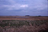 Larry Braby's Farm Before and After a Wetland Construction Project.