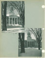 Eastern facade of Old Capitol in winter, The University of Iowa, 1920s?