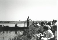 Outdoor classroom with Bob Mindendorf, 1987