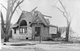 Congregational Church, burned down in April, 1913, Oskaloosa, Iowa; Mahaska County