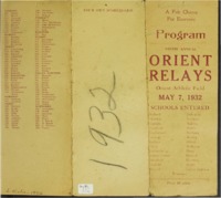 Orient, Iowa Relays -1932