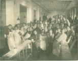 College of Dentistry laboratory clinic junior class, The University of Iowa, 1911