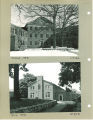 Law Commons central section and one of two lower wings, the University of Iowa, 1952-1953