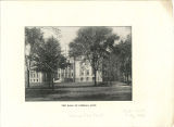 Hall of Liberal Arts (now Schaeffer Hall) behind trees, The University of Iowa, 1905