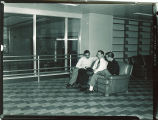 Studying in Main Library, The University of Iowa, 1950s