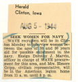 Seek women for Navy