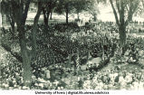Commencement on the Pentacrest, The University of Iowa, June 1922