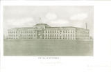 Design idea of Hall of Engineering, the University of Iowa, 1911