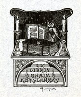 Chiam Kotylansky Bookplate 