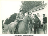 Learning to ride a horse, The University of Iowa, 1950s