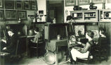 Art students painting still lifes, The University of Iowa, 1930s