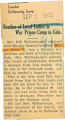 Brother of local ladies in war prison camp in Colorado