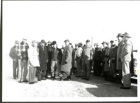 Group of Men on the Crooked Creek Tour with the State Committee on Soil Conservation