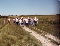 Bus Tour Group visits the Forage Research Center at the University of Missouri