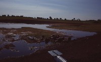 Larry Braby's Farm Before and After a Wetland Construction Project.