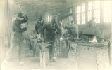 Engineering students in shop, The University of Iowa, 1920s