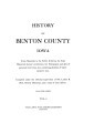 History of Benton County, Iowa v.1