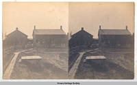 View of school buildings off main street, Amana, Iowa, early 1900s