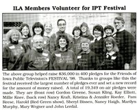 Iowa Library Association volunteers with Iowa Public Television, 1998