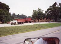 1993 Flood water being piped into the Iowa River