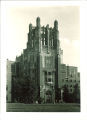 Main entrance to the University of Iowa Hospitals and Clinics, the University of Iowa, July 1937