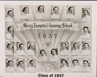 1901 - 1998 Nursing school class photos by year