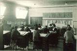 Art classroom on the third floor of the Physics Building, The University of Iowa, 1920s