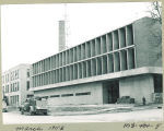 Communications Center in later stage of construction, The University of Iowa, March 1952