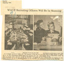 WAVE recruiting officers will be in Manning
