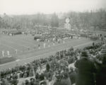 Marching band at a football game