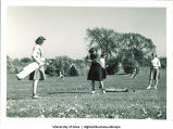 Students golfing, The University of Iowa, 1930s