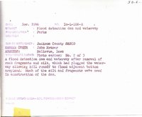 Flood detention dam and waterway, 1966