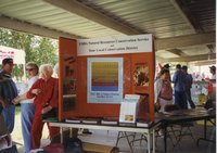 1997  Des Moines County Soil and Water Conservation Booth at Ag Expo 