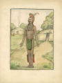 Ba-wi-shi-ka dressed for the dance from Cha-Ki-Shi.