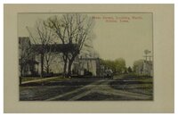 Postcard showing Albion Main Street