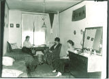 Student room in Currier Hall, The University of Iowa, 1916