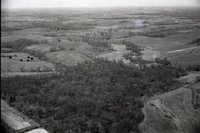 Aerial Views of Forest and Farmland