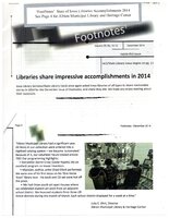 2014 Library Accomplishments
