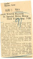 Seek WAVE recruits in special drive being held from August 7-26