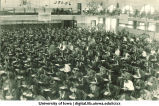 Student registration at Library Annex in Old Armory, The University of Iowa, 1930s