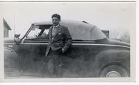 Hiram Ori with 1941 Plymouth Automobile