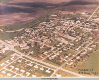 Aerial view Amana showing Price Creek, Amana, Iowa, 1980?
