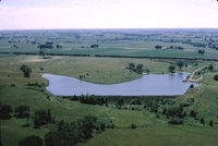 Railway running through the Moulton Watershed area.