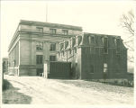Northeast sides of Old Armory and MacLean Hall, the University of Iowa, circa 1920