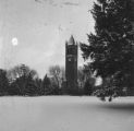Campanile in winter, 1952