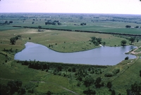 Railway running through the Moulton Watershed area.