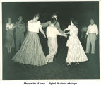 Hick Hawks country dancing club gathering, The University of Iowa, 1940s